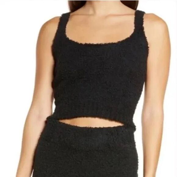 SKIMS Cozy Knit Tank Onyx - Large/XL - Picture 1 of 7